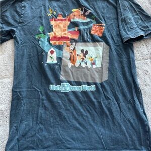 Disney Navy Blue 50th Castle Logo Tee